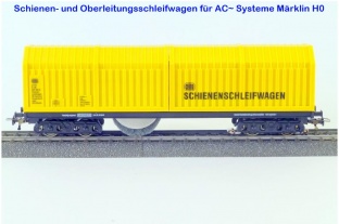 Lux 9130 Schienen- und Oberleitungsschleifwagen fr AC~ Systeme Mrklin H0-Gleis- und Steuerungssyst