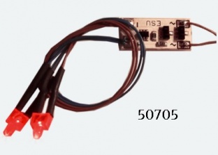 ESU 50705 Schlußlicht, 2 LED, „Rot“