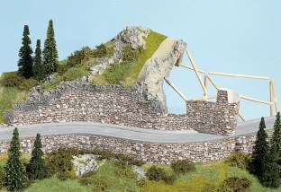 Noch 57530 Mauerplatte “Basalt” H0