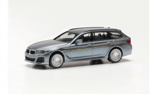Herpa 430968 BMW Alpina B5 Touring, frozen pure grey metallic 1:87