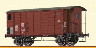 Brawa 67871 Gedeckter Güterwagen K2 der SBB N-Spur