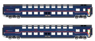 LS Models 97000n  2er Set Doppelstockschlafwagen BB Nightjet, Ep.VI, Pride N-Spur