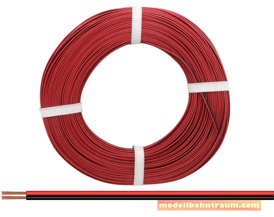Donau 218 5 25 Zwillingslitze 0 14 Mm 25 M Rot schwarz donau-218-5-25-zwillingslitze-0-14-mm-25-m-rot-schwarz
