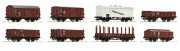 Roco 44003 - 8-teiliges Set Güterwagen der DRG H0