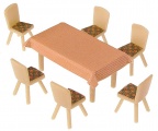 Faller 180442 4 Tische und 24 Stühle H0