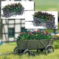 Busch 1228 Holzwagen mit Blumen H0