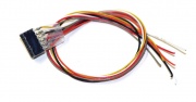 ESU 51951 Kabelsatz, 6-poliger, NEM 651, DCC Kabelfarben, 300mm