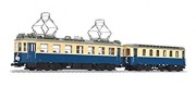 Liliput L133894 WLB Tw 223 + Bw 314 Badner Bahn Trieb- mit Beiwagen 2-tlg. elfenbein/dunkelblau Epoc