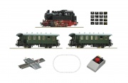 Roco 51161 - Analog Start Set: Dampflokomotive BR 80 mit Personenzug H0