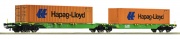 Roco 77370 - Container-Doppeltragwagen, SETG H0
