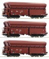 Roco 77037 - 3-tlg. Set: Selbstentladewagen, PKP Cargo H0