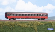 A.C.M.E 52633 Z Wagen 2. Klasse, Grau/Rote Lackierung ÖBB H0