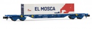 Arnold HN6594 COMSA, 4-achs. Containerwagen Sgnss „El Mosca