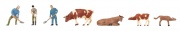 Faller 151673 Landwirte und Kühe H0