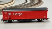 Kleinbahn 316/3 DB Schiebewandwagen-Cargo rot H0
