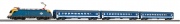 Piko 57115 Start-Set mit Bettung Personenzug Taurus und 3 Personenwagen MAV V H0