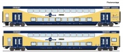 Roco 6200106 2-tlg. Set: Doppelstockwagen, metronom H0