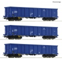 Roco 6600100 3-tlg. Set: Offene Gterwagen, PKP Cargo H0