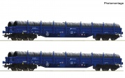 Roco 6600099 2-tlg. Set: Rungenwagen, PKP Cargo H0