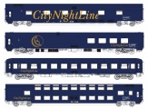 LS Models 99041 4er Set Nachtzugwagen CNL, Ep.V, CNL 212/213, Set II H0