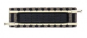 FLEISCHMANN 9115 mit Schotterbett - Gerades Gleis mit Schaltkontakt, Länge 55,5 mm. N-Spur