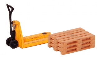 Noch 13706 3D Minis Hubwagen-Set H0