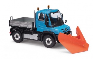 Busch 50923 Mercedes Unimog U430 mit Spitzpflug 1:87