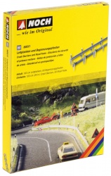Noch 60511 Leitplanken und Begrenzungspfosten H0