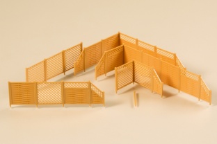 Auhagen 41648 Sichtschutzzaun mit S�ulen H0