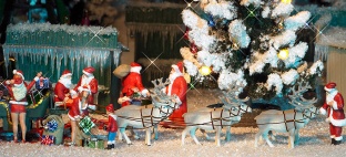 Busch 5411  Beleuchteter Weihnachtsbaum Spur H0