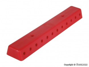 Viessmann 6844 Verteilerleiste rot mit Schrauben, 2 St�ck