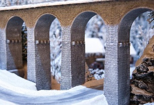 Faller 120479 3Stk. Viaduktpfeiler H0