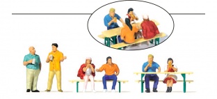 Preiser 10701 Beim Feiern 1:87