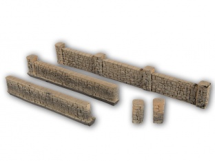Noch 58282 Mauern aus Sandstein H0