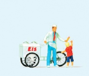 Preiser 28126 Eisverk�ufer stehend, Kind H0
