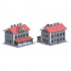 Igra 201112 Bahnhof 16/H unlackiert H0