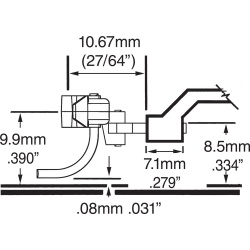 Kadee 19 HO Scale NEM 362 European-Style Couplers - Long