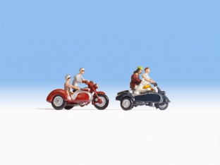 Noch 36905 Beiwagenmotorradfahrer N-Spur