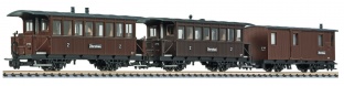 Liliput L340020 3-teiliges Zugset der Zillertalbahn H0e