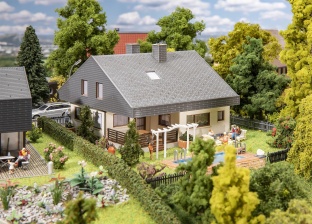 Faller 130644 Bungalow mit Plattendach H0