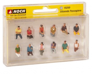 Noch 15250 Sitzende Passagiere H0