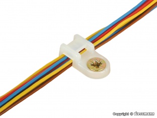 Viessmann 6846 Kabelbinder-Halter mit Schrauben, 100 St�ck