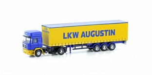 Lemke LC4069 MAN F90 Gardinenplanen-Sattelzug LKW Augustin (AT) N-Spur