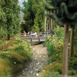 Busch 1850 Holzbr�cke H0