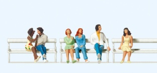 Preiser 10180 Sitzende Paare H0