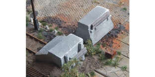 Juweela 28278 Prellbock Beton H0