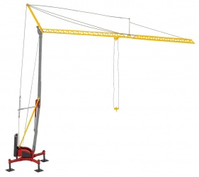 Faller 130658 Haus im Bau mit Kran H0