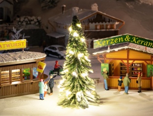 Faller 181245 Weihnachtsbaum mit Beleuchtung H0