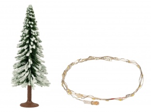 Faller 181245 Weihnachtsbaum mit Beleuchtung H0