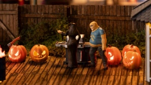 Noch 51210 K�rbisse, beleuchtet H0